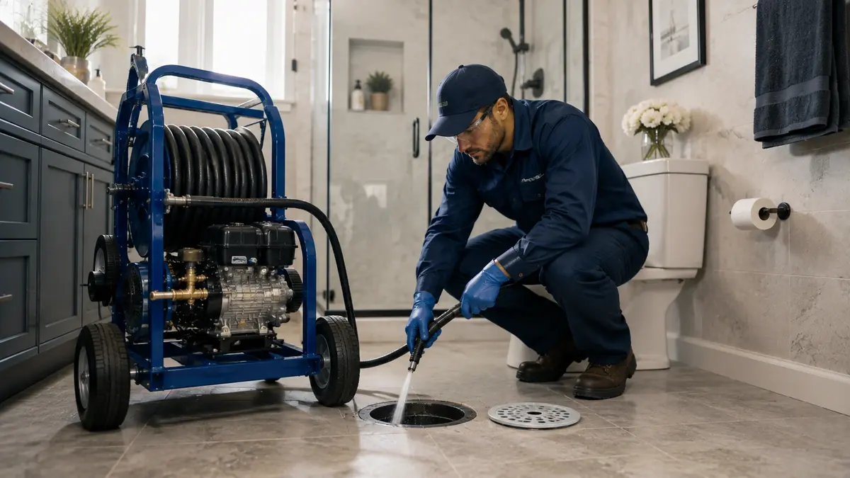 Bathroom Drain Hydro Jetting in Soledad