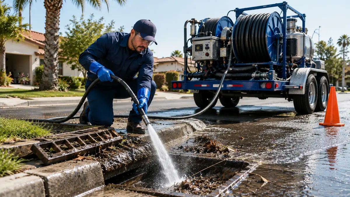 Storm Drain Hydro Jet Cleaning in Soledad